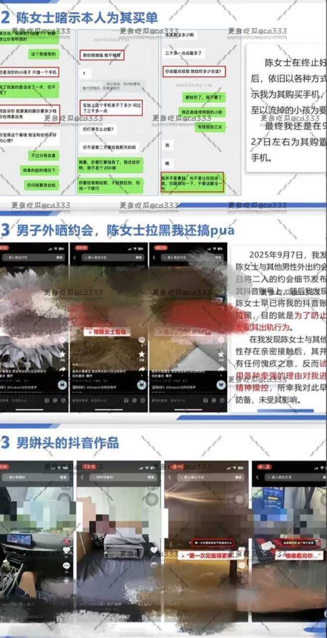 湖州轧村陈女士出轨怀孕索财 - 图片8